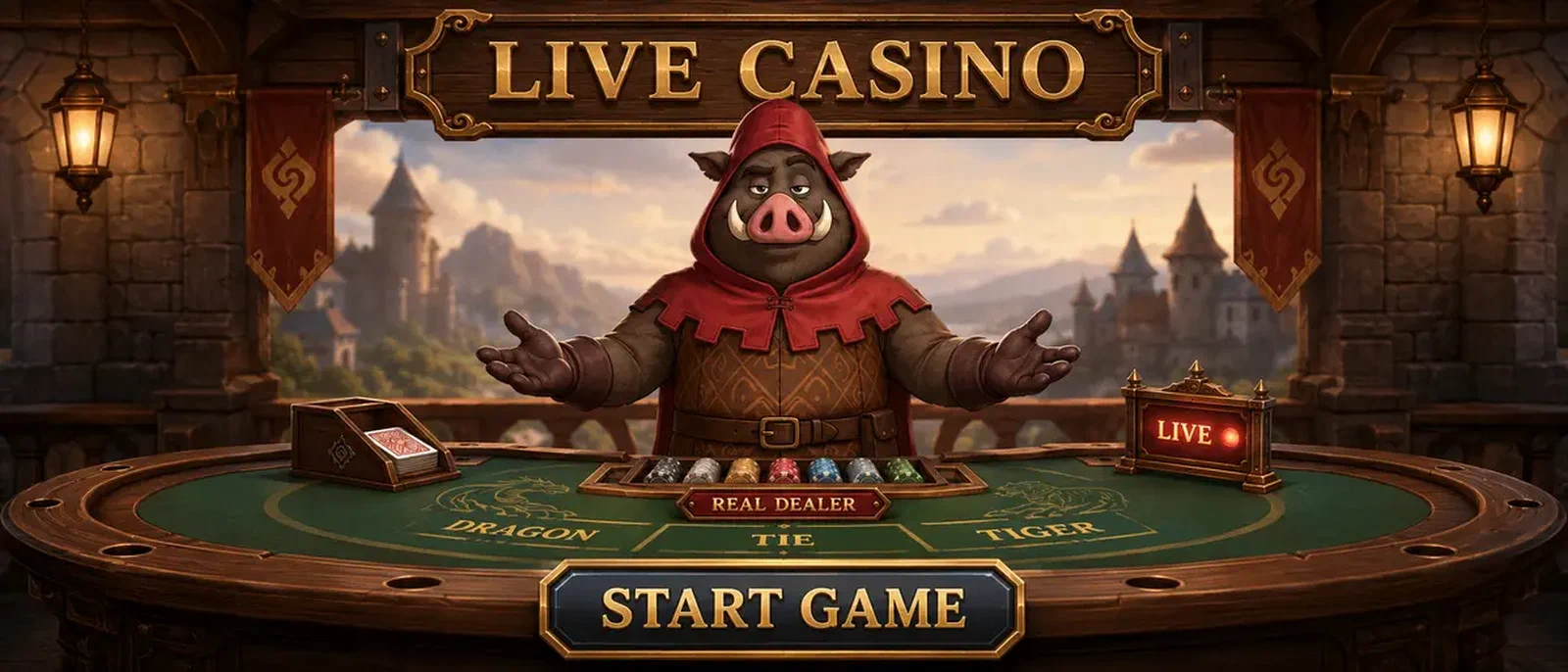 Croupiers du Casino en Direct Kingia